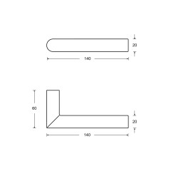 Halbgarnitur Halbgarnitur von ASSA ABLOY H3810X1X0811000